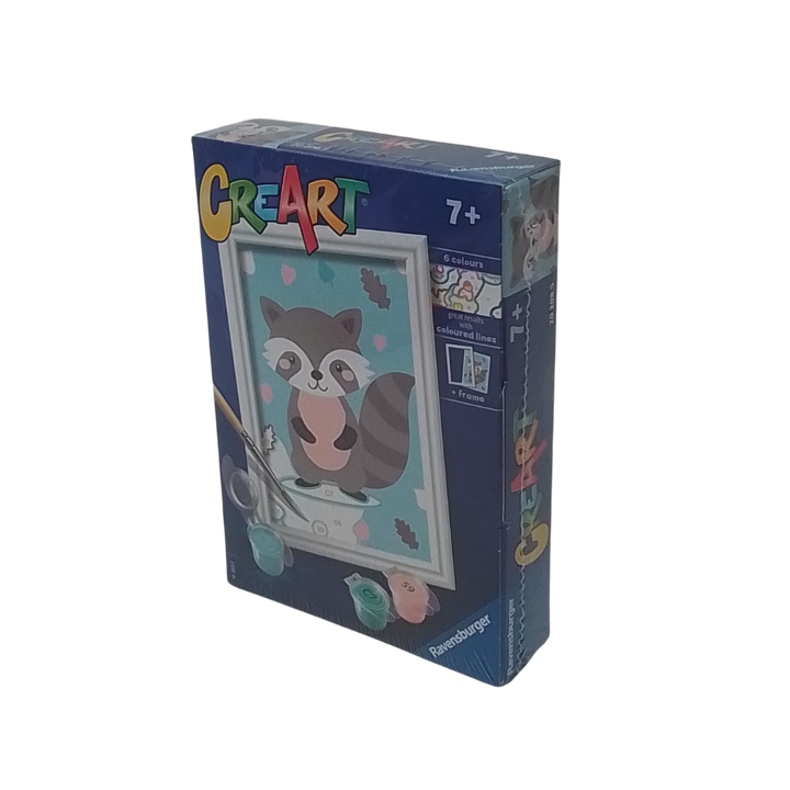 RAVENSBURGER - CREART 8.5 X 12 CM - CUTE RACOON