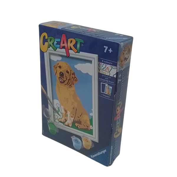 RAVENSBURGER - CREART 8.5 X 12 CM - FRIENDLY RETRIEVER
