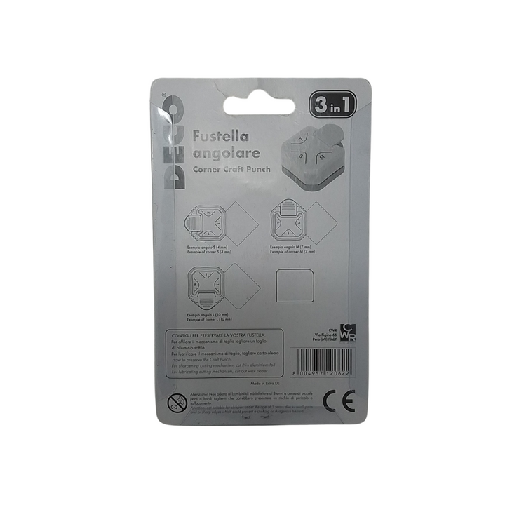 DECO - FUSTELLA ANGOLARE 3 IN 1