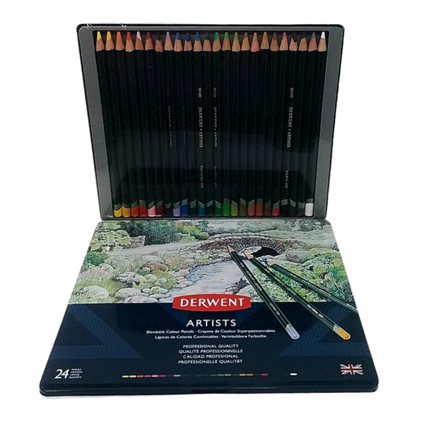 DERWENT - SET DI 24 MATITE SFUMABILI ARTISTS