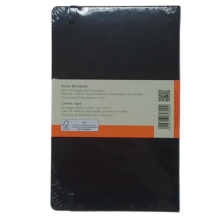 MOLESKINE - TACCUINO EXPANDED A RIGHE RIGIDO LARGE (13X21 CM)