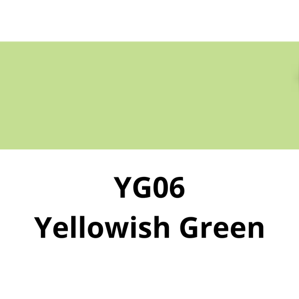 COPIC - CIAO BRUSH PEN SFUSI (TONALITÀ FREDDE) YG06 YELLOWISH GREEN