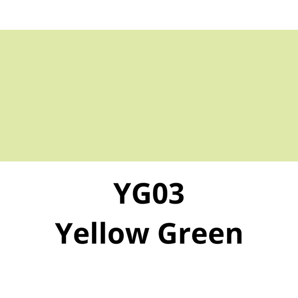 COPIC - CIAO BRUSH PEN SFUSI (TONALITÀ FREDDE) YG03 YELLOW GREEN