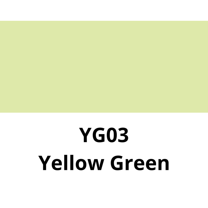COPIC - CIAO BRUSH PEN SFUSI (TONALITÀ FREDDE) YG03 YELLOW GREEN