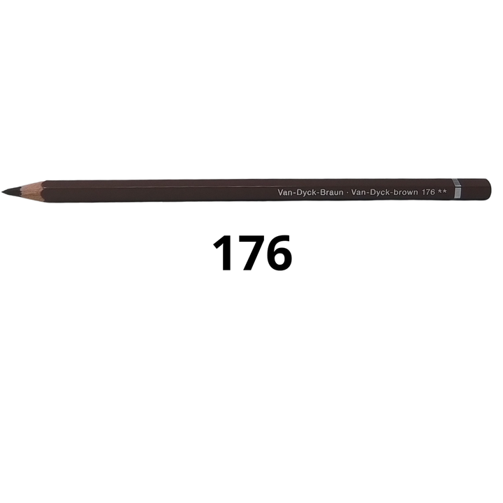 FABER-CASTELL - MATITE ACQUERELLABILI ALBRECHT DURER 176 VAN-DYCK-BROWN