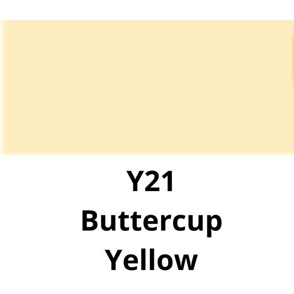 COPIC - CIAO BRUSH PEN SFUSI (TONALITÀ CALDE) Y21 BUTTERCUP YELLOW