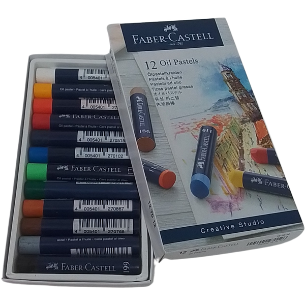 FABER-CASTELL - CONF. 12 PASTELLI AD OLIO