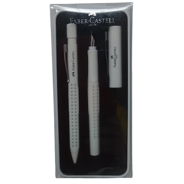 FABER-CASTELL - SET PENNA STILOGRAFICA FP M/BP SET GRIP 2010 COCONUT MILK