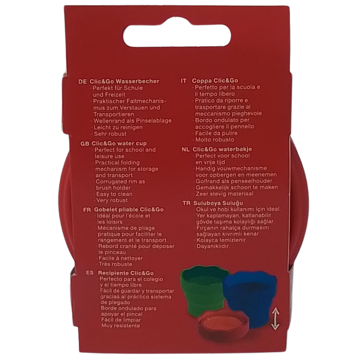 FABER-CASTELL - COPPA CLIC&GO ARANCIONE