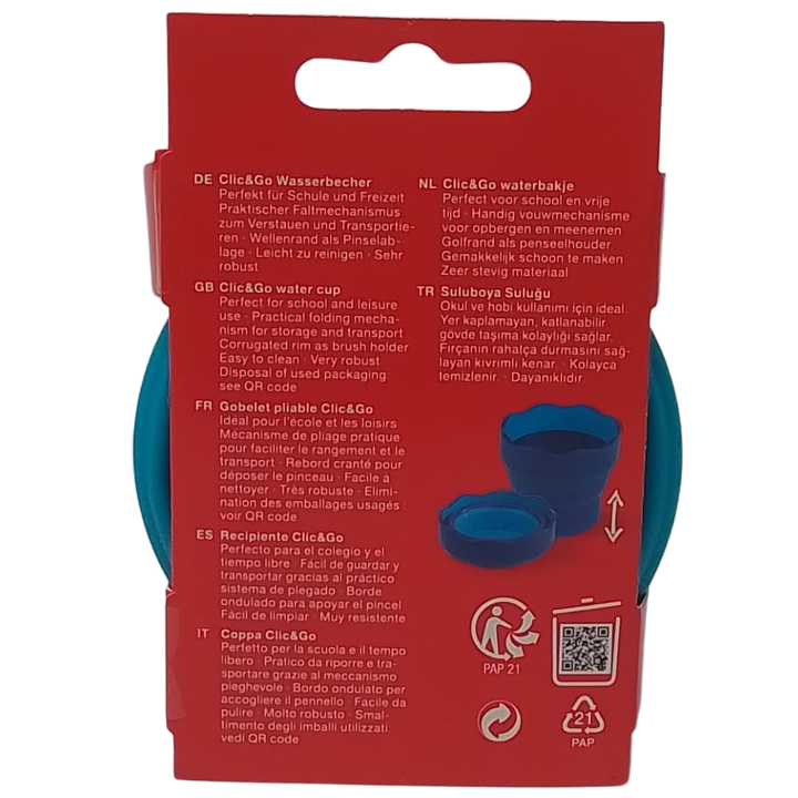 FABER-CASTELL - COPPA CLIC&GO AZZURRA