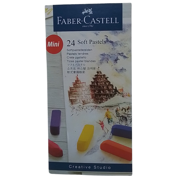 FABER-CASTELL - CONF. 24 MINI GESSETTI MORBIDI