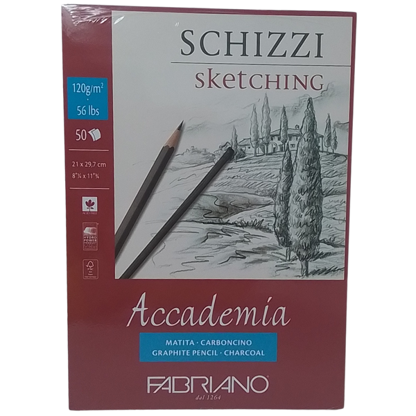 FABER-CASTELL - BLOCCO ACCADEMIA SCHIZZI 21 X 29,7 CM