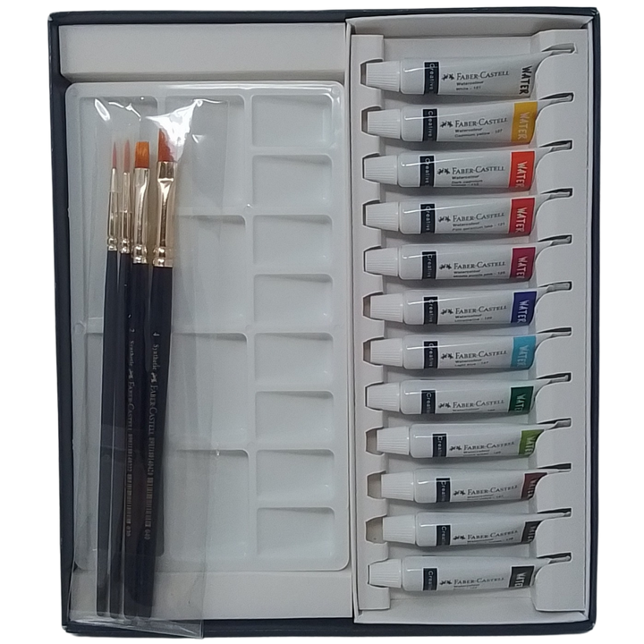 FABER-CASTELL - SET 12 ACQUERELLI IN TUBETTO CREATIVE STUDIO