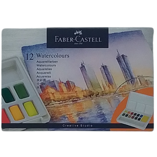 FABER-CASTELL - 12 ACQUERELLI CREATIVE STUDIO