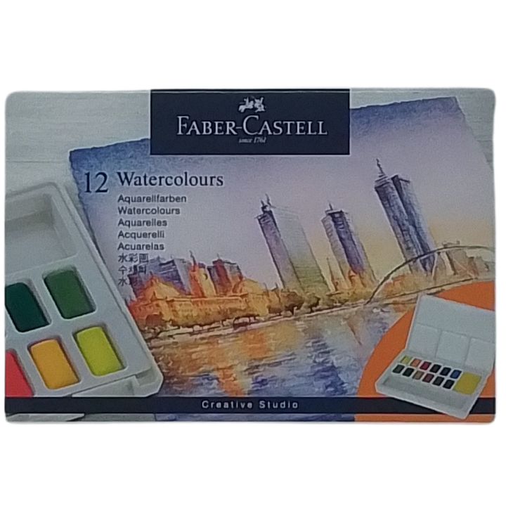 FABER-CASTELL - 12 ACQUERELLI CREATIVE STUDIO