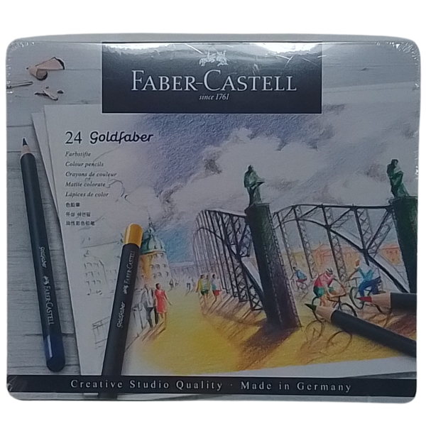 FABER-CASTELL - CONF. 24 GOLDFABER MATITE COLORATE