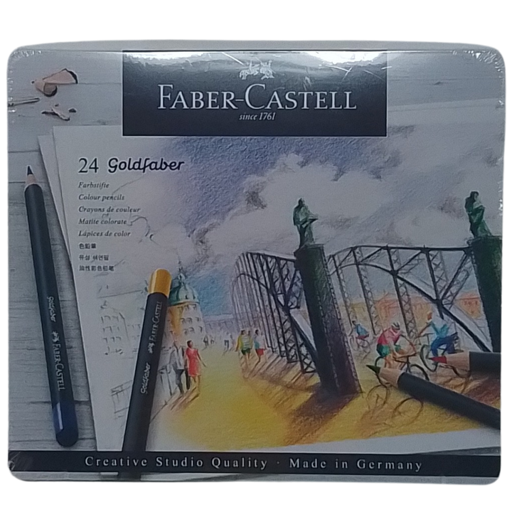 FABER-CASTELL - CONF. 24 GOLDFABER MATITE COLORATE