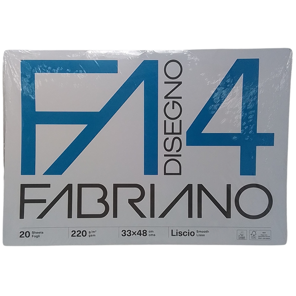 FABRIANO - BLOCCO DA DISEGNO FA4 33X48 CM LISCIO