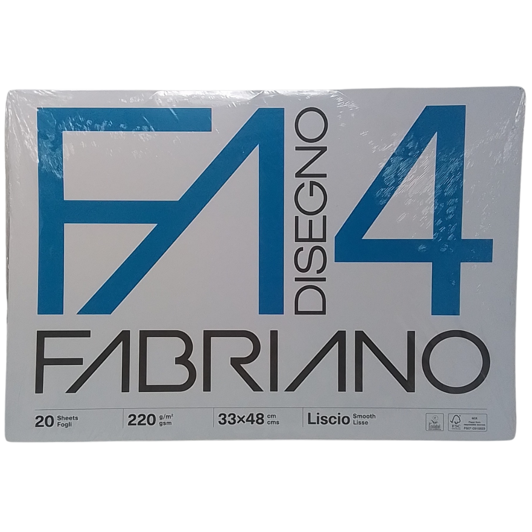 FABRIANO - BLOCCO DA DISEGNO FA4 33X48 CM LISCIO