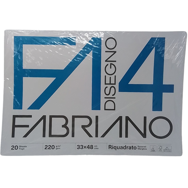FABRIANO - BLOCCO DA DISEGNO FA4 33X48 CM RIQUADRATO