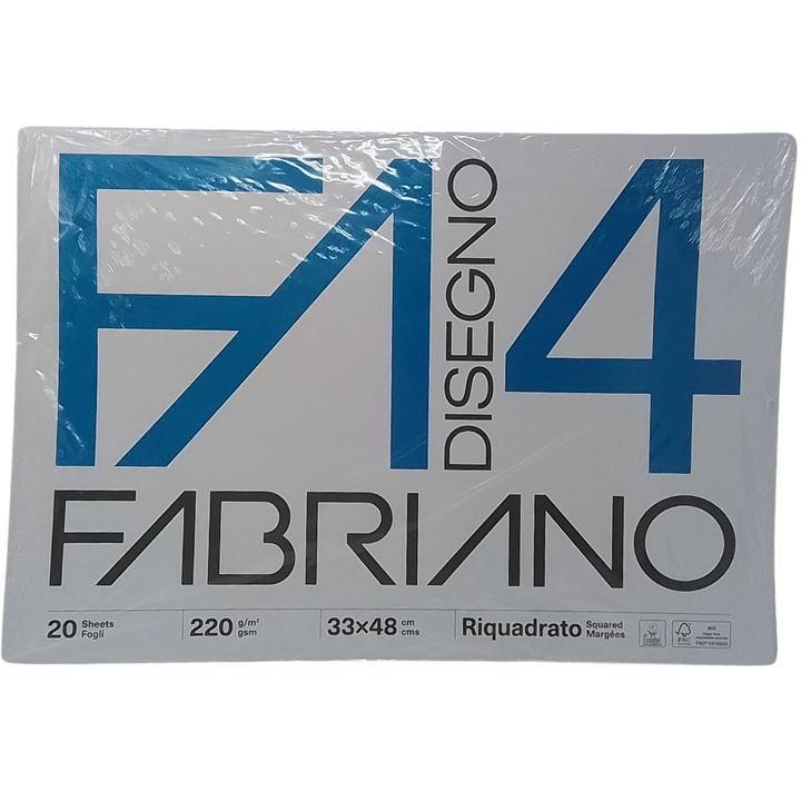 FABRIANO - BLOCCO DA DISEGNO FA4 33X48 CM RIQUADRATO