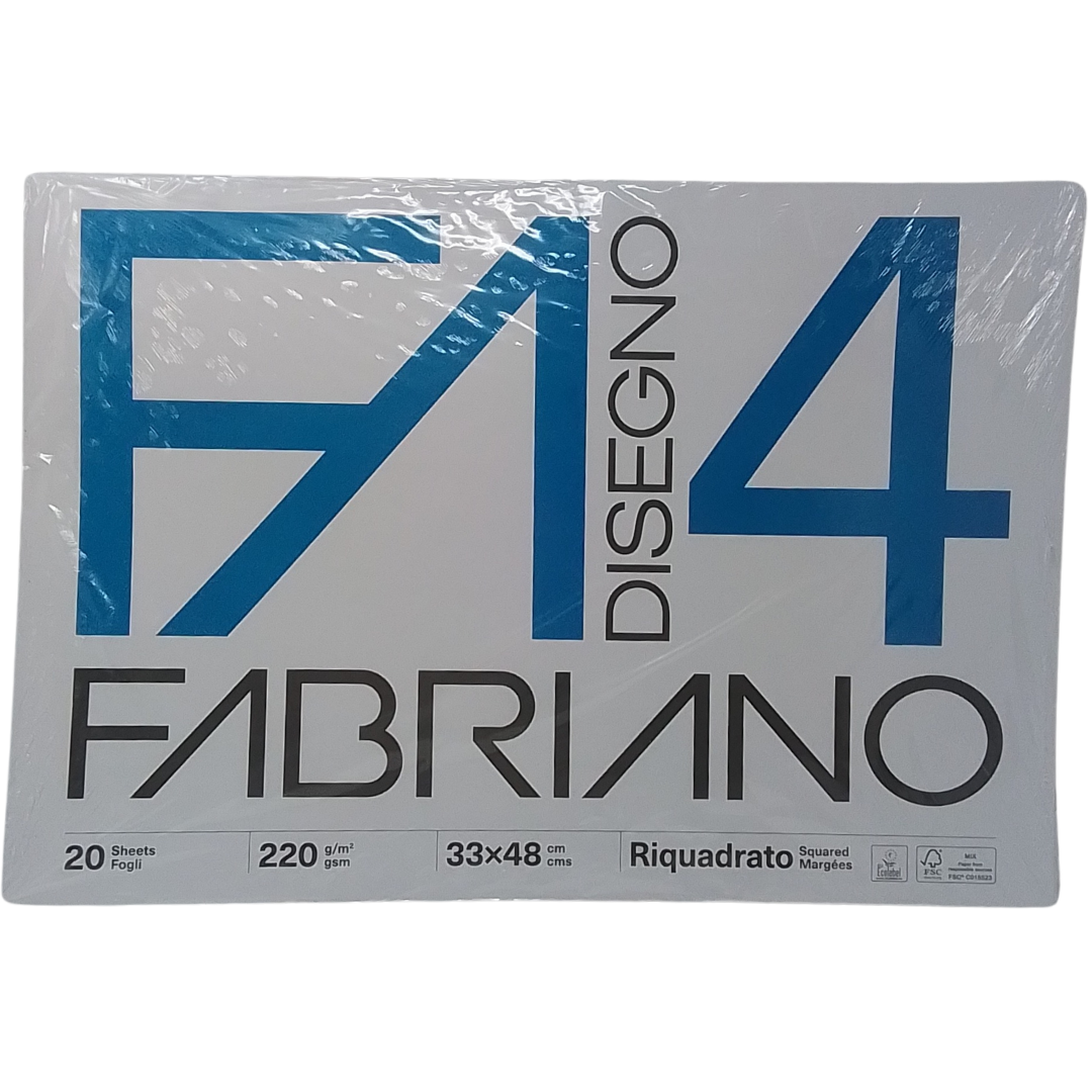 FABRIANO - BLOCCO DA DISEGNO FA4 33X48 CM RIQUADRATO