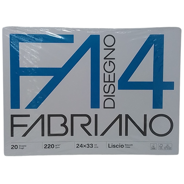 FABRIANO - BLOCCO DA DISEGNO FA4 24X33 CM LISCIO