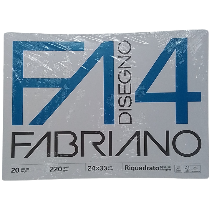 FABRIANO - BLOCCO DA DISEGNO FA4 24X33 CM RIQUADRATO