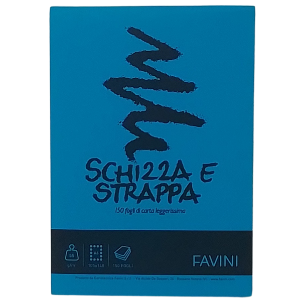 FAVINI - BLOCCO SCHIZZA E STRAPPA A6