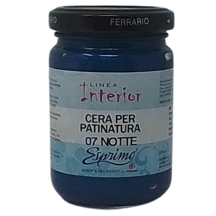 FERRARIO - CERA PER PATINATURA LINEA INTERIOR ESPRIMO 07 NOTTE
