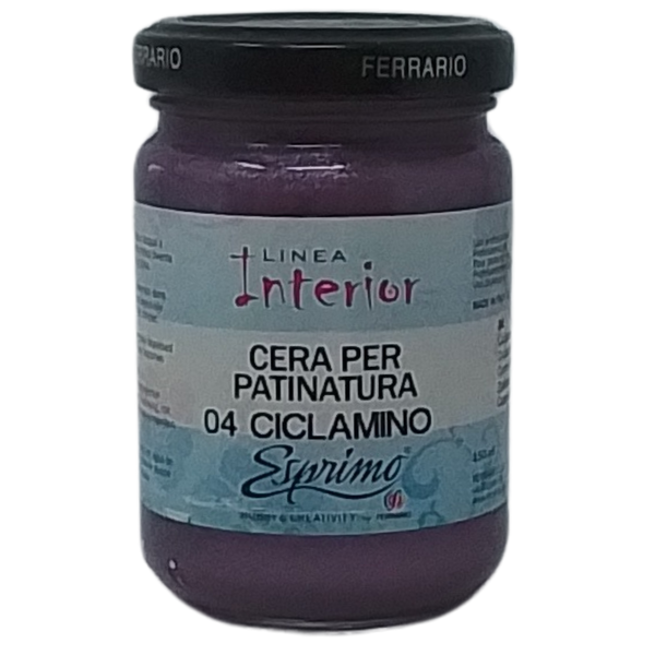 FERRARIO - CERA PER PATINATURA LINEA INTERIOR ESPRIMO 04 CICLAMINO