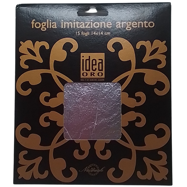 MAIMERI - FOGLIA IMITAZIONE ARGENTO