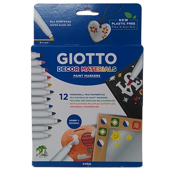 GIOTTO - DECOR MATERIALS 12 PENNARELLI MULTISUPERFICIE