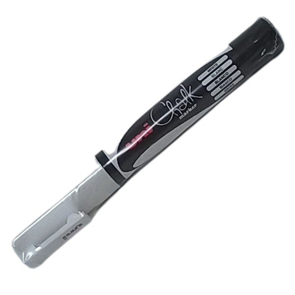 4096:UNI - CHALK MARKER BIANCO 1.3MM (PENNARELLO A GESSO LIQUIDO)