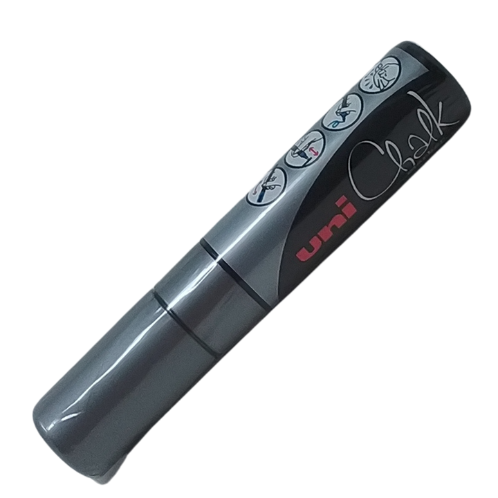 UNI - CHALK MARKER ARGENTO 8.0MM (PENNARELLO A GESSO LIQUIDO)