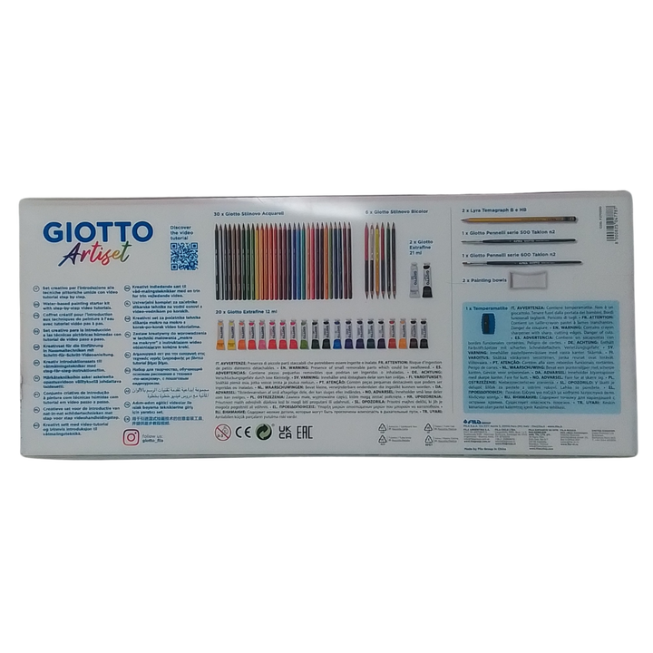 GIOTTO - ARTISET (SET DI INTRODUZIONE ALLE TECNICHE PITTORICHE UMIDE)