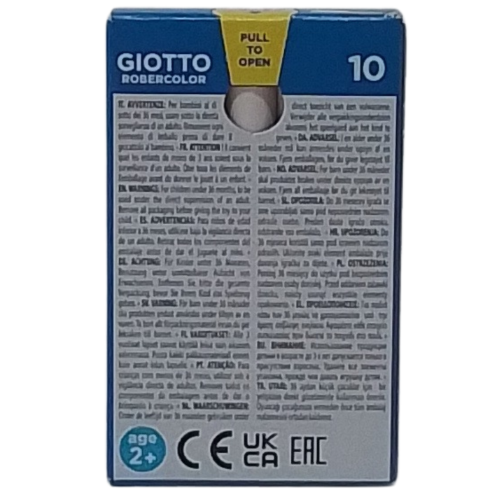 GIOTTO - ROBERCOLOR 10 GESSETTI BIANCHI