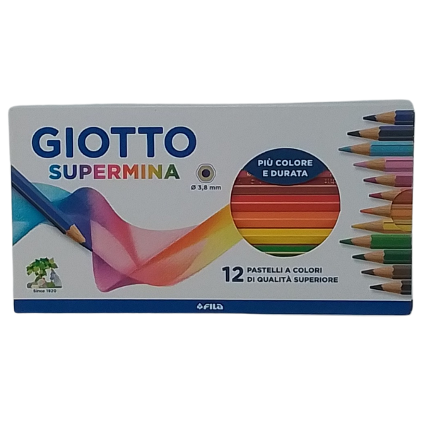 GIOTTO - CONF. 12 MATITE COLORATE SUPERMINA