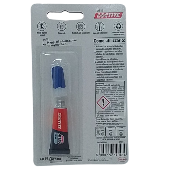 LOCTITE - SUPER ATTAK VETRO
