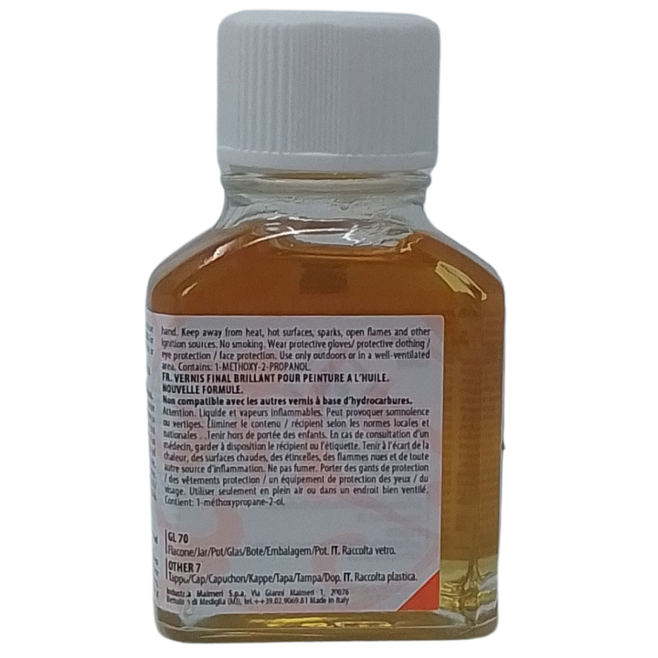 MAIMERI - VERNICE FINALE BRILLANTE PER PITTURA A OLIO 75ML