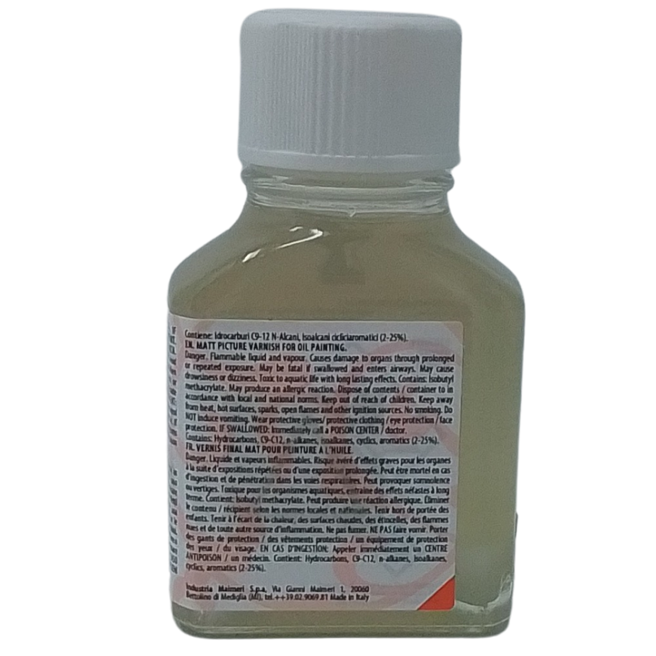 MAIMERI - VERNICE FINALE OPACA PER PITTURA A OLIO 75ML