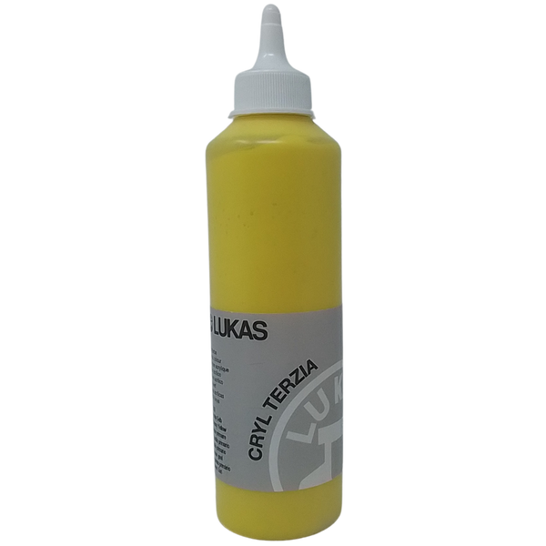 LUKAS - COLORE ACRILICO CRYL TERZIA 500ML GIALLO PRIMARIO