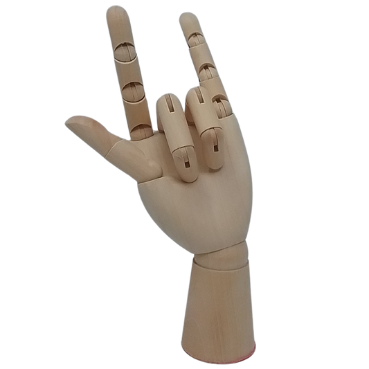 AMI - MANO SINISTRA IN LEGNO