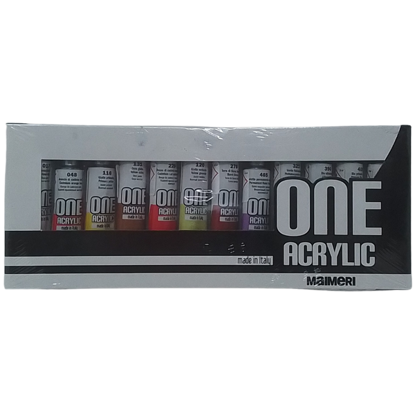 MAIMERI - CONF. 12 COLORI ACRILICI ONE ACRYLIC
