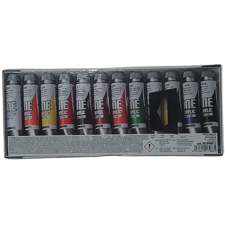 MAIMERI - CONF. 12 COLORI ACRILICI ONE ACRYLIC