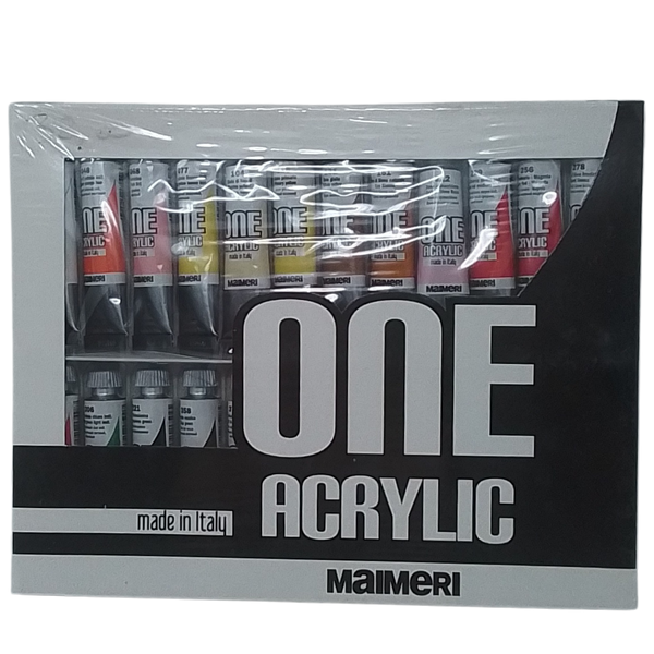 MAIMERI - CONF. 24 COLORI ACRILICI ONE ACRYLIC