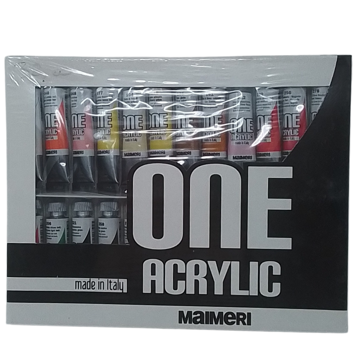 MAIMERI - CONF. 24 COLORI ACRILICI ONE ACRYLIC