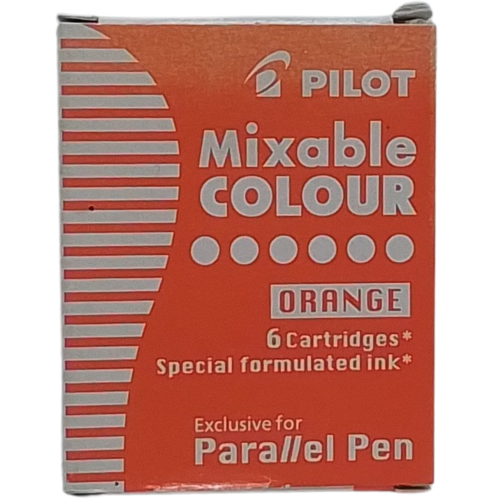 PILOT - CONF. 6 CARTUCCE PER PARALLEL PEN MIXABLE COLOUR ARANCIONE