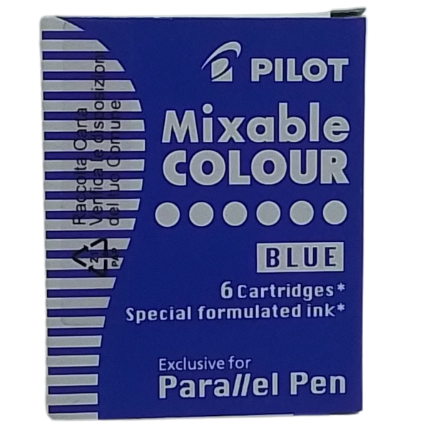 PILOT - CONF. 6 CARTUCCE PER PARALLEL PEN MIXABLE COLOUR BLU
