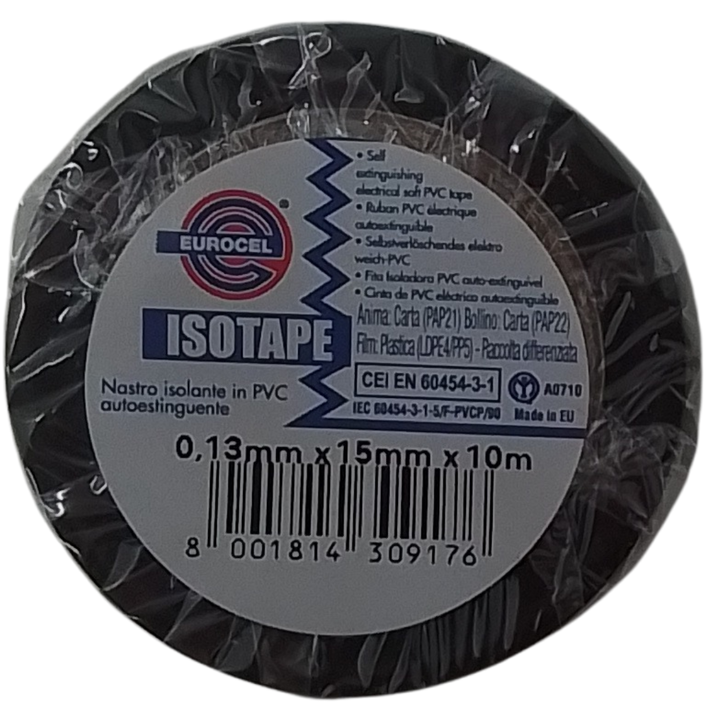 EUROCEL - ISOTAPE (NASTRO ISOLANTE IN PVC NERO)